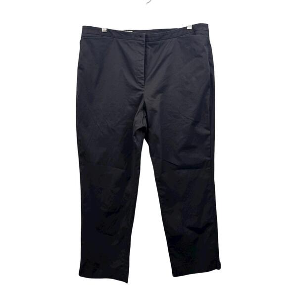 Faconnable Pants - Women's‎ Faconnable Black Straight Leg Pants Size 14